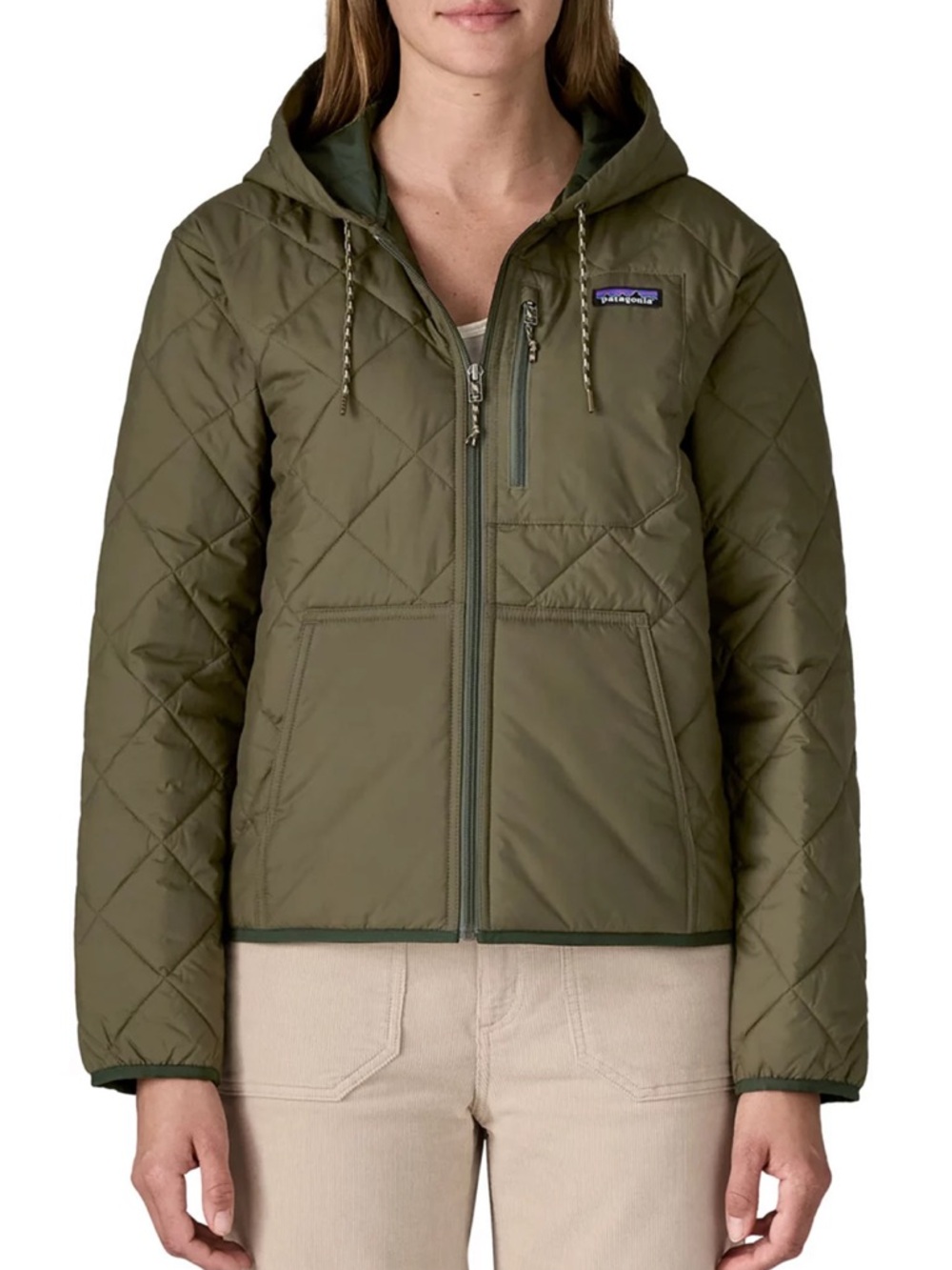 Patagonia Women's Diamond Quilted Bomber Hoodie